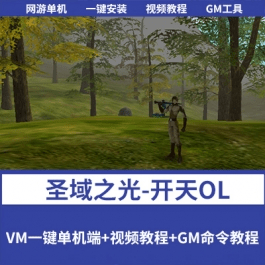 《圣域之光-开天OL》珍藏超稀有网单 VM一键单机端+GM命令教程 - 关先生资源站-关先生资源站