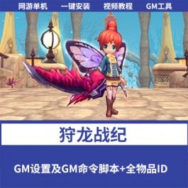《狩龙战纪》VM一键单机版+GM设置及GM命令脚本+全物品ID - 关先生资源站-关先生资源站