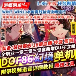《DOF》单机86级幻境第5版新年版装备镶嵌主线任务深渊宽屏春节活动- 关先生资源站